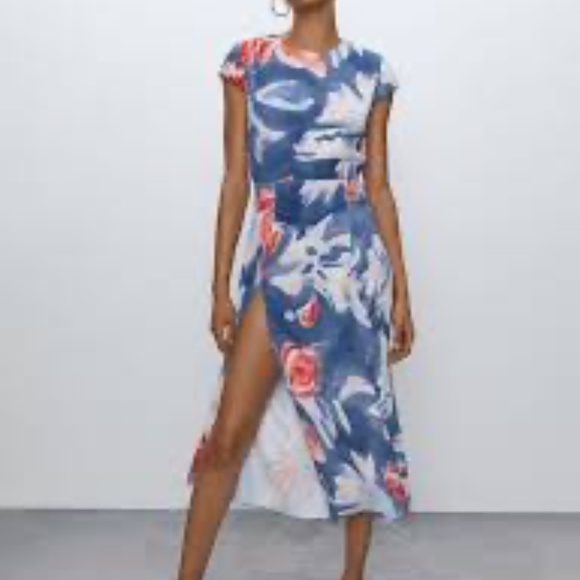 NWT Aritzia Hamptons Midi Floral Dress - Picture 5 of 6
